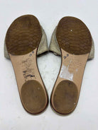 Pre-Owned Jimmy Choo Gold Size 9 Mule Sandals | True Fashionistas.