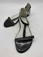 Pre-Owned Salvatore Ferragamo Black Size 6.5 T Strap Sandals | True Fashionistas.