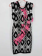 Pre-Owned Herve Leger Black Size Small Knit Bodycon Short Sleeveless Dress | True Fashionistas.