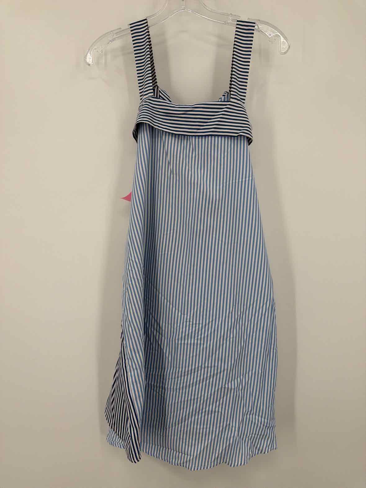 Pre-Owned Walter Baker Blue Size XS Stripe Short Sleeveless Dress | True Fashionistas.