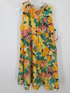 Pre-Owned Loft Yellow Size Large Short Sleeveless Dress | True Fashionistas.