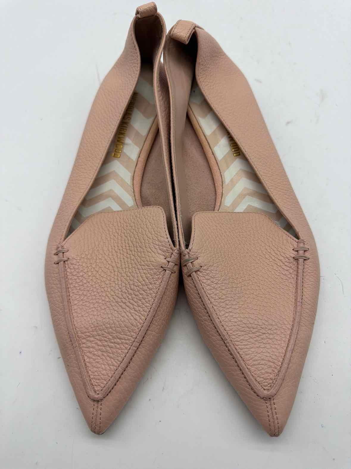 Pre-Owned Nicholas Kirkwood Pink Size 40.5 Slip On Flats | True Fashionistas.