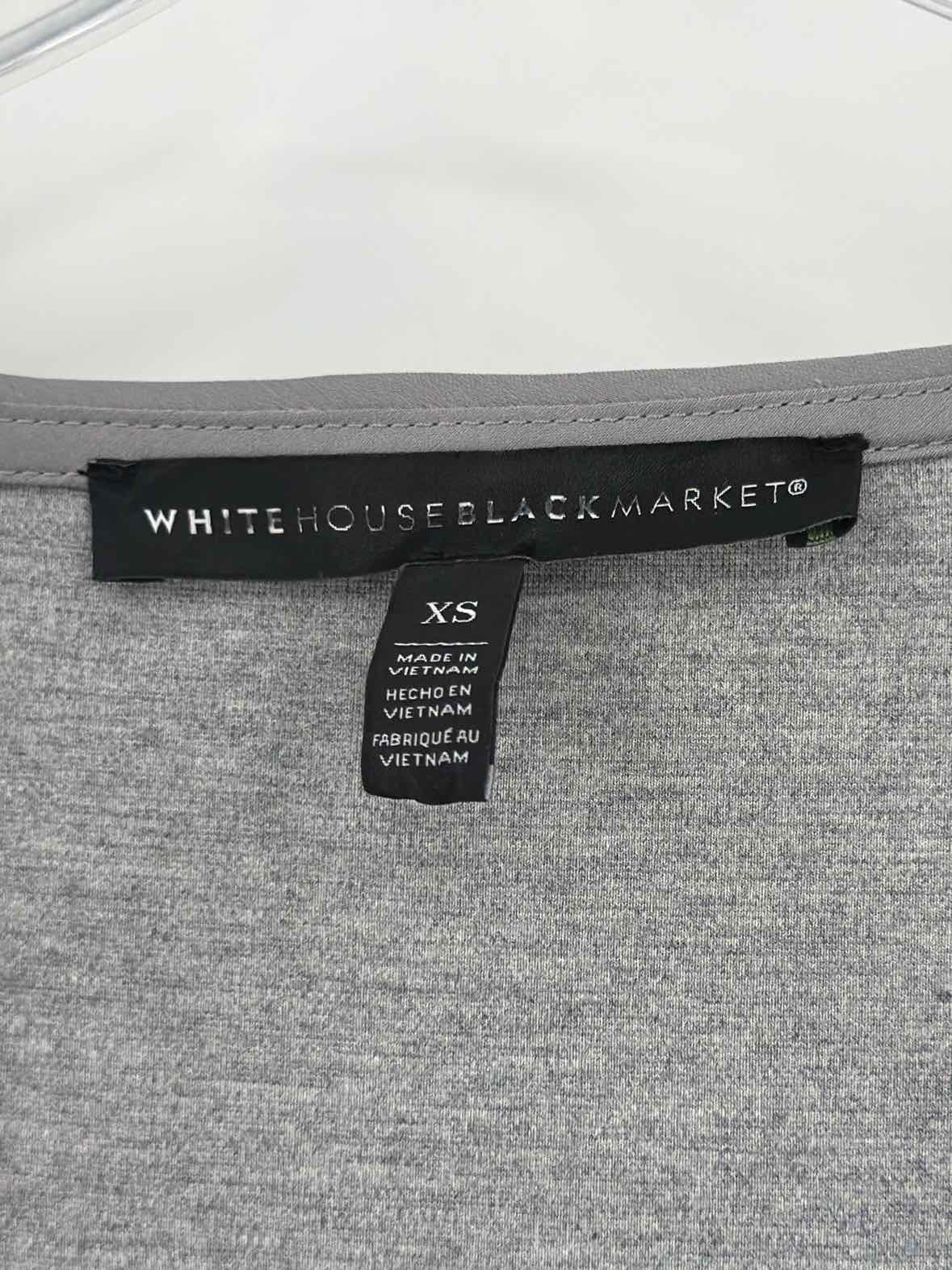 Pre-Owned WHBM Grey Size XS Short Short Sleeve Dress | True Fashionistas.