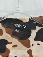 Pre-Owned Sky Tan Size XS Short Short Sleeve Dress | True Fashionistas.