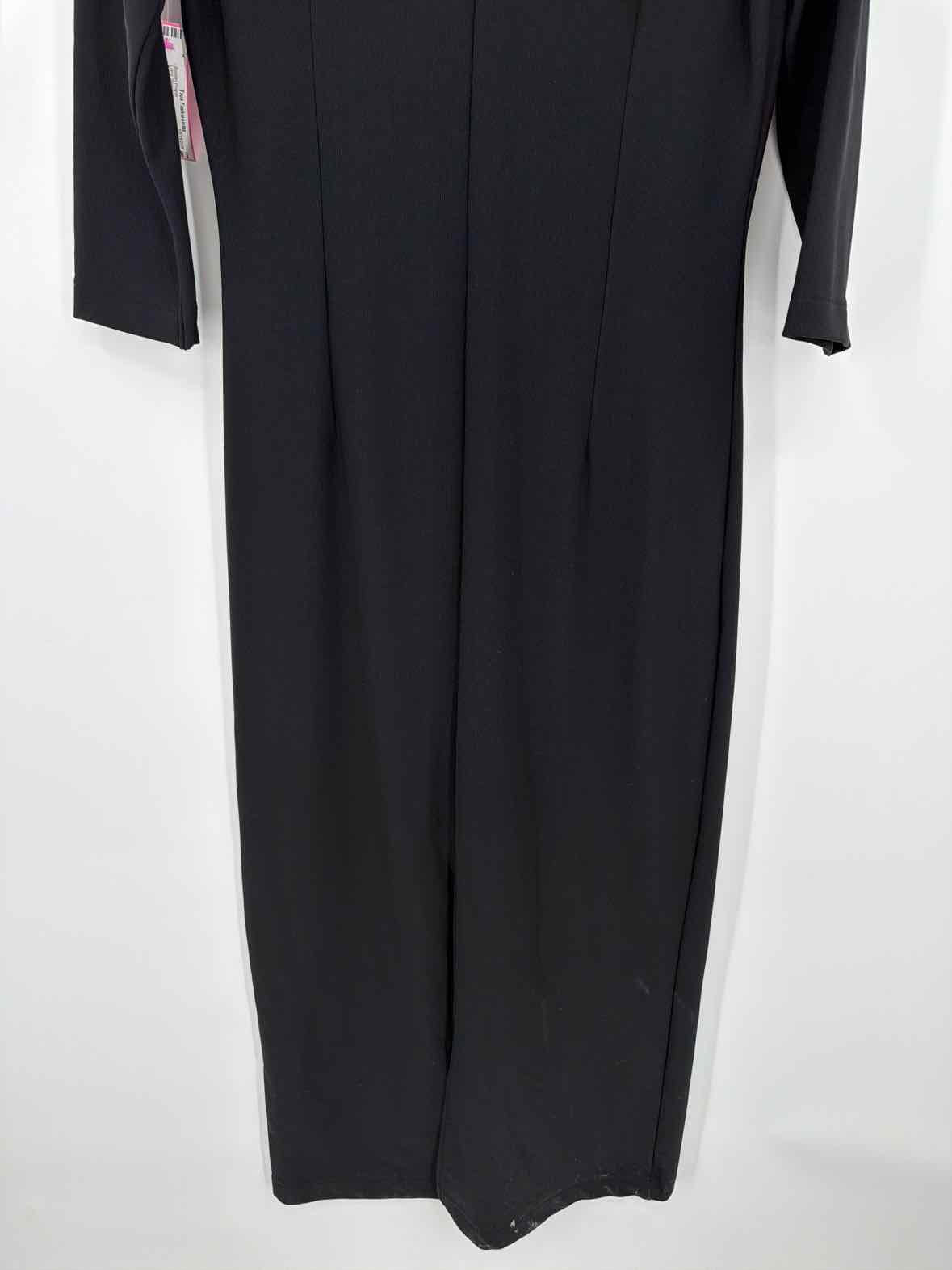Pre-Owned Boston Proper Black Size Small La Pateau Long Sleeve Dress | True Fashionistas.