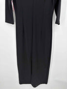Pre-Owned Boston Proper Black Size Small La Pateau Long Sleeve Dress | True Fashionistas.