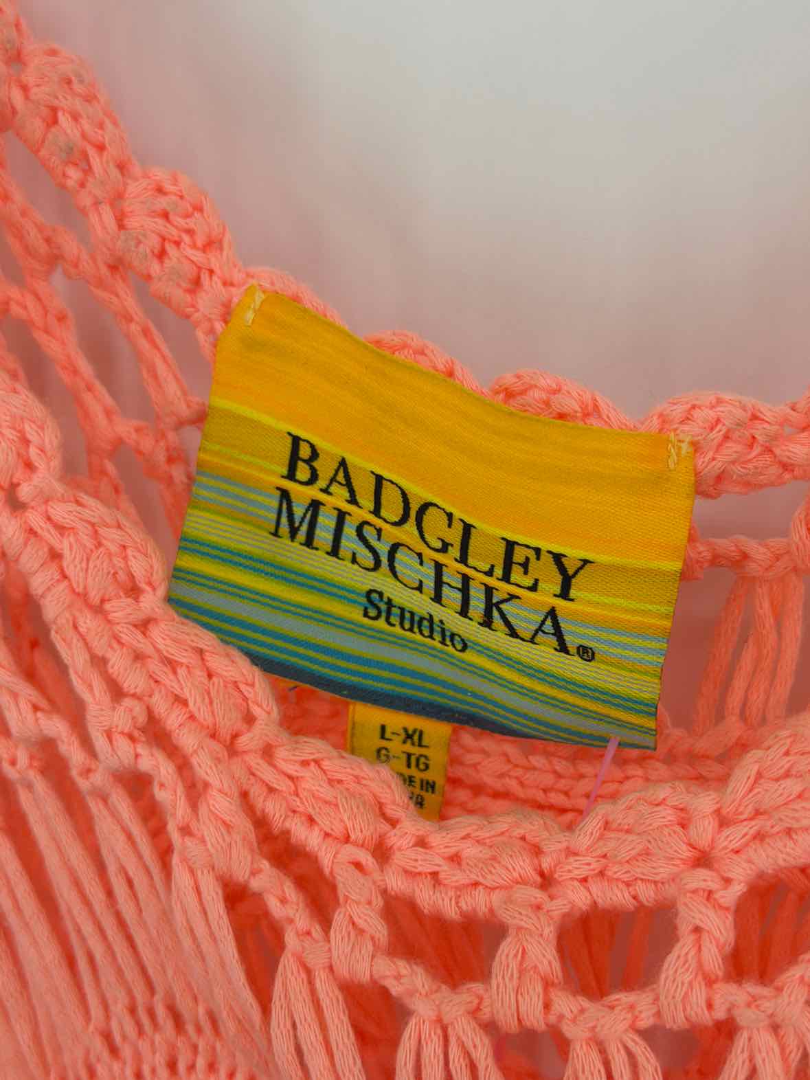 Pre-Owned Badgley Mischka Orange Size L/XL Coverup | True Fashionistas.
