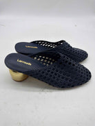 Pre-Owned Larroude Navy Size 9 Mule Heels | True Fashionistas.