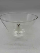 Mud Pie Clear Glass Ghost Candy Bowl Halloween | True Fashionistas.