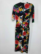 Pre-Owned Alice + Olivia Black Size 2 Midi Long Sleeve Dress | True Fashionistas.