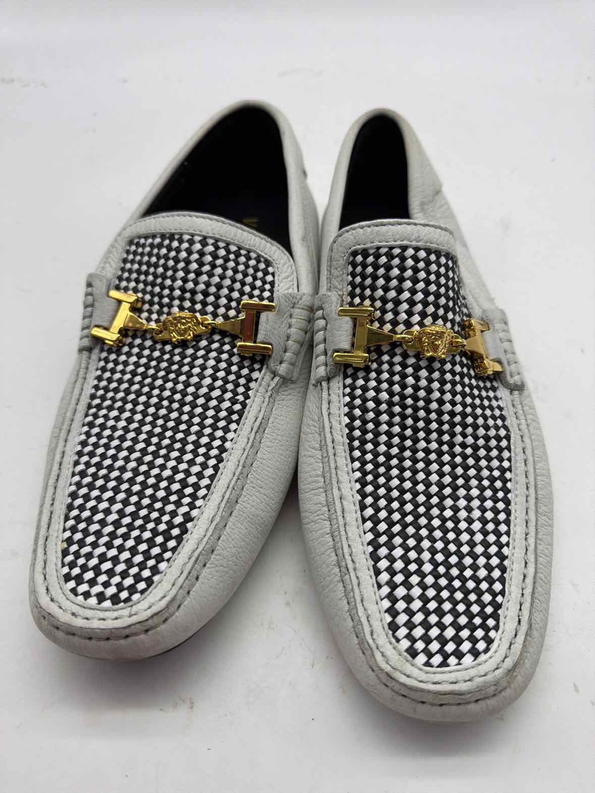 Pre-Owned Versace White 9 Slip On Men's Slip On | True Fashionistas.