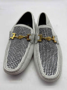 Pre-Owned Versace White 9 Slip On Men's Slip On | True Fashionistas.