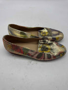 Pre-Owned Chanel Gold Size 5.5 Lurex Loafer Flats | True Fashionistas.