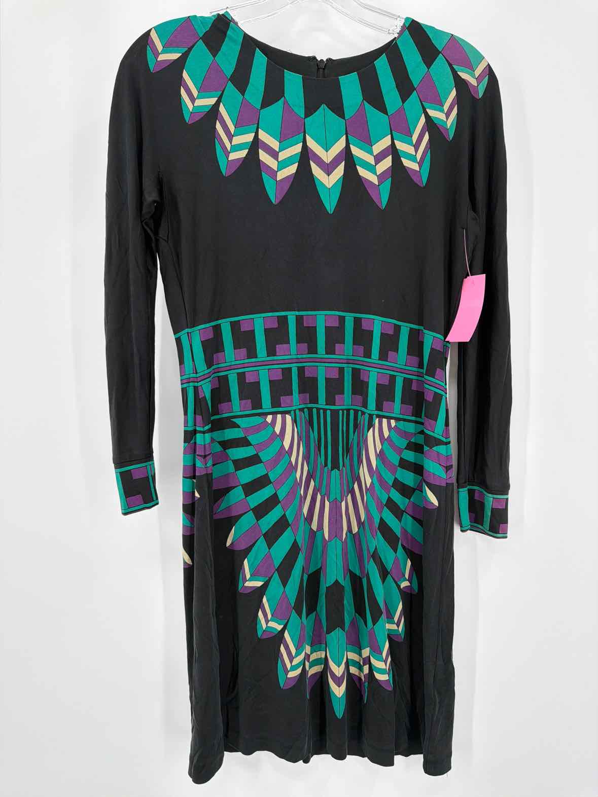 Pre-Owned Tory Burch Black Size Small Short Long Sleeve Dress | True Fashionistas.