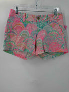 Pre-Owned Lilly Pulitzer Pink Size 2 Callahan Printed Shorts | True Fashionistas.