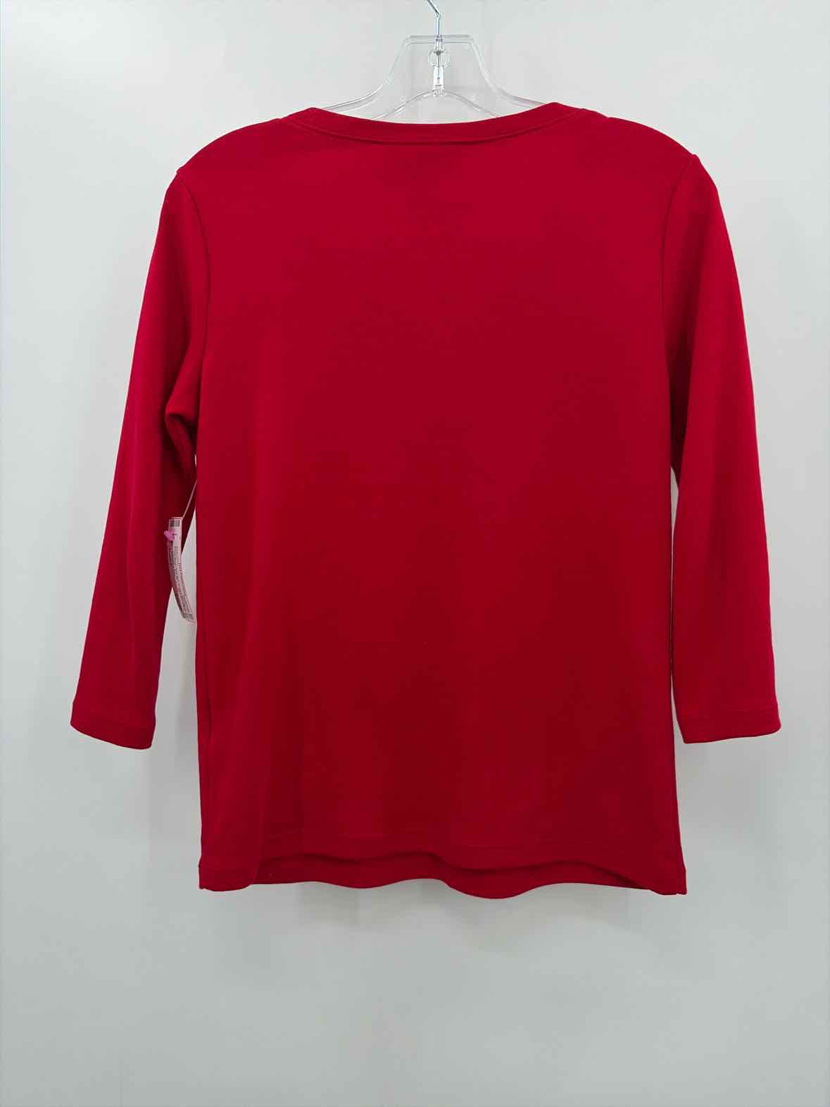 Karen Scott Red Size Small P Blouse | True Fashionistas.