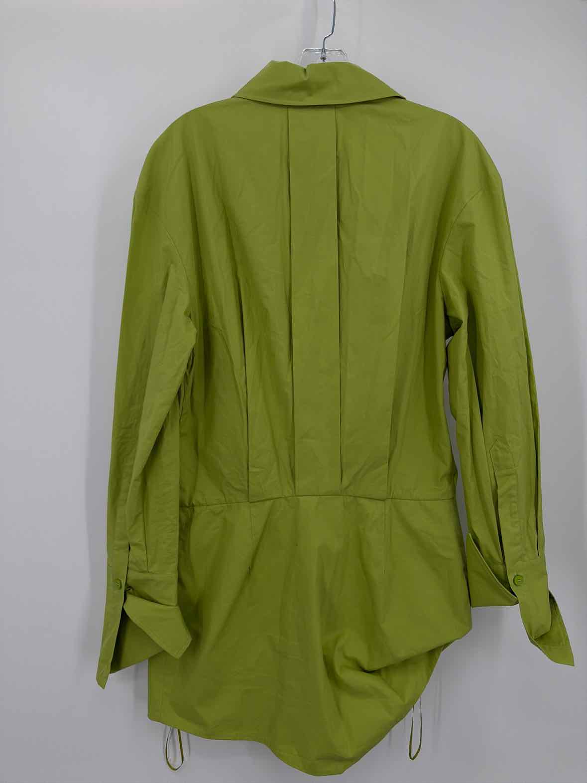 Pre-Owned The attico Green Size 42/8 Short Long Sleeve Dress | True Fashionistas.