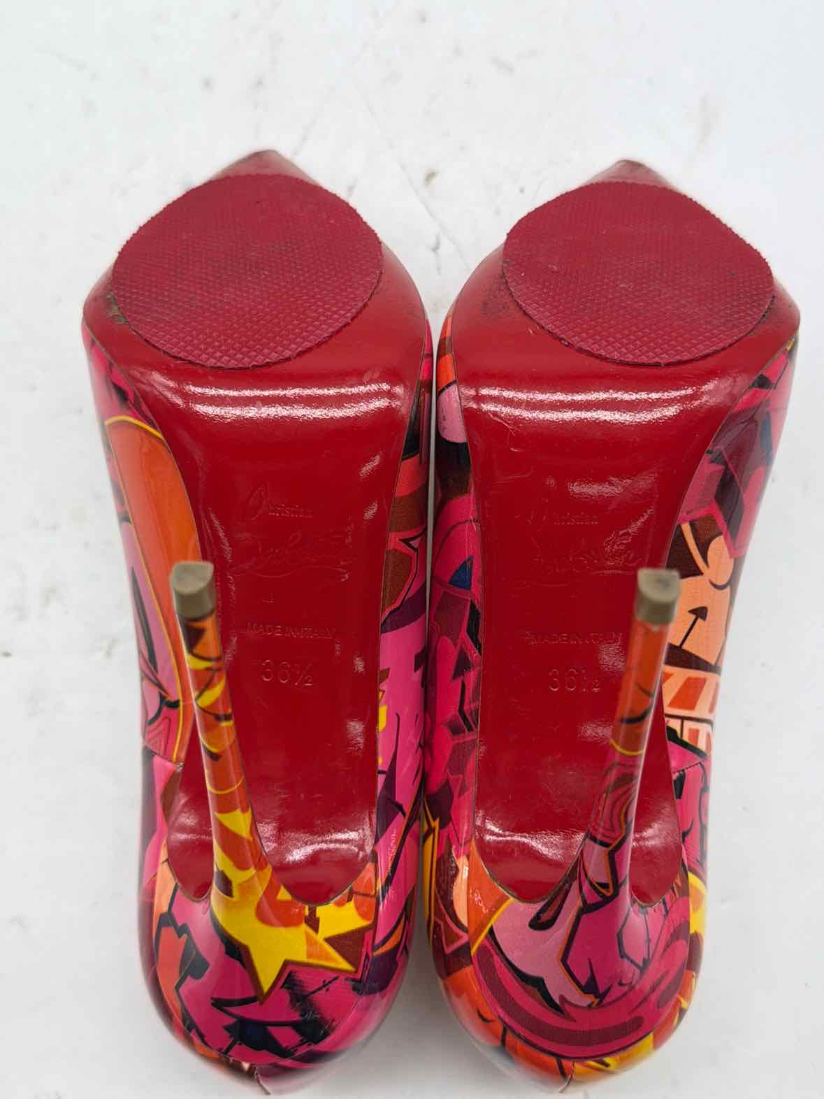 Pre-Owned Christian Louboutin Pink Size 36.5 Stiletto Heels | True Fashionistas.