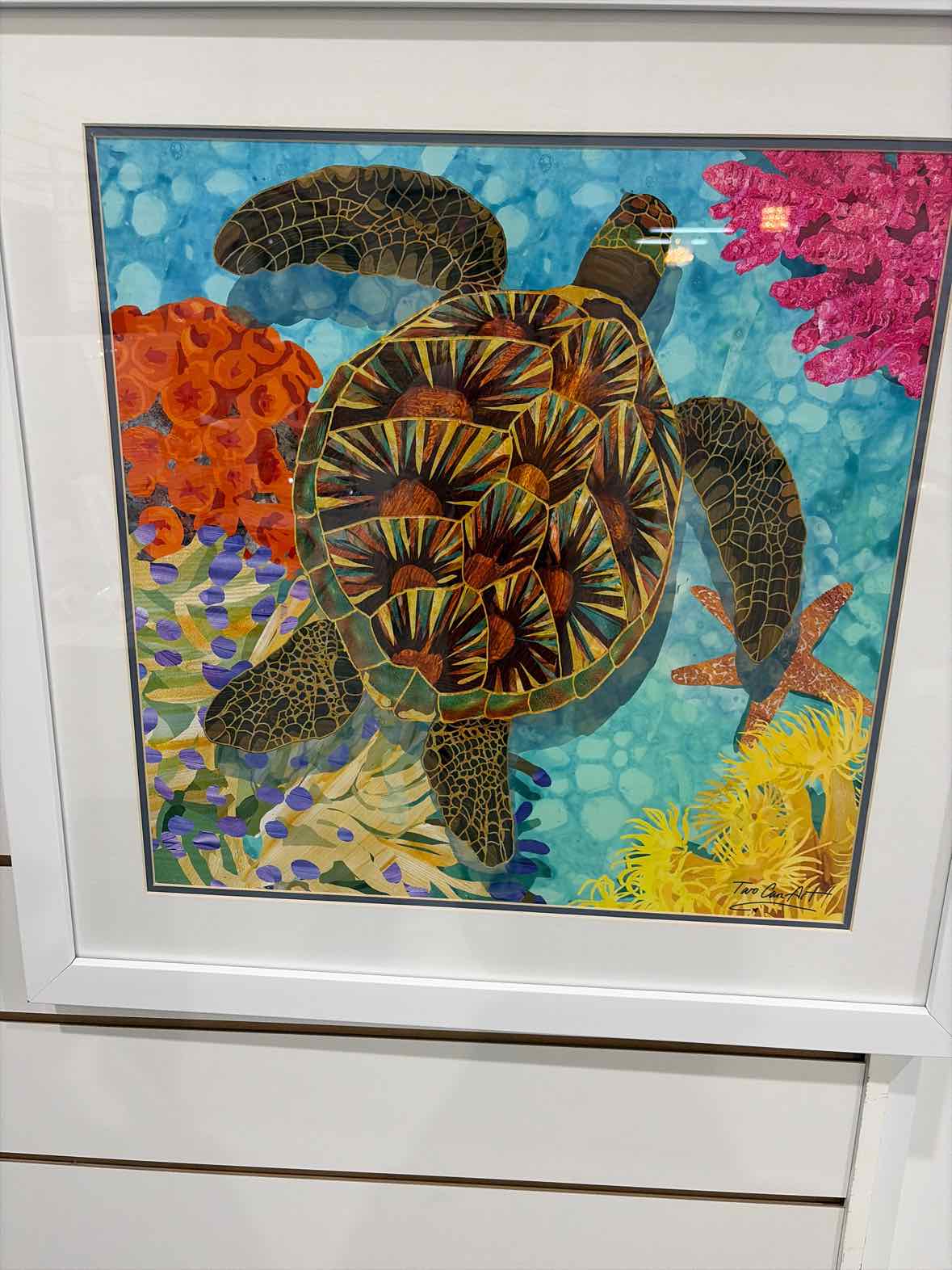 Paper Turtle Print Art Work | True Fashionistas.