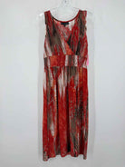 Pre-Owned Mlle Gabrielle Red Size Medium Short Sleeveless Dress | True Fashionistas.
