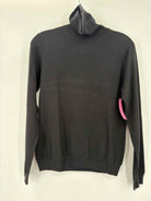 Pre-Owned Brooks Brothers Black Size Medium Turtleneck Sweater | True Fashionistas.