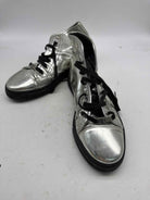 Pre-Owned Gucci Silver Size 9 High Top Athletic Shoes | True Fashionistas.