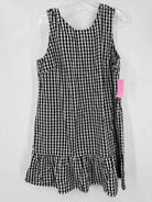 Pre-Owned J Crew Black Size XL Check Print Short Sleeveless Dress | True Fashionistas.