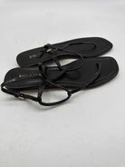 Pre-Owned Prada Black Size 7 Thong Sandals | True Fashionistas.