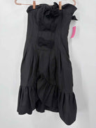 Pre-Owned Giambatista Valli Black Size XXS Cocktail Short Strapless Dress | True Fashionistas.