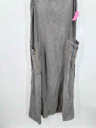 Pre-Owned Vasna Grey Size Large Long Sleeveless Dress | True Fashionistas.