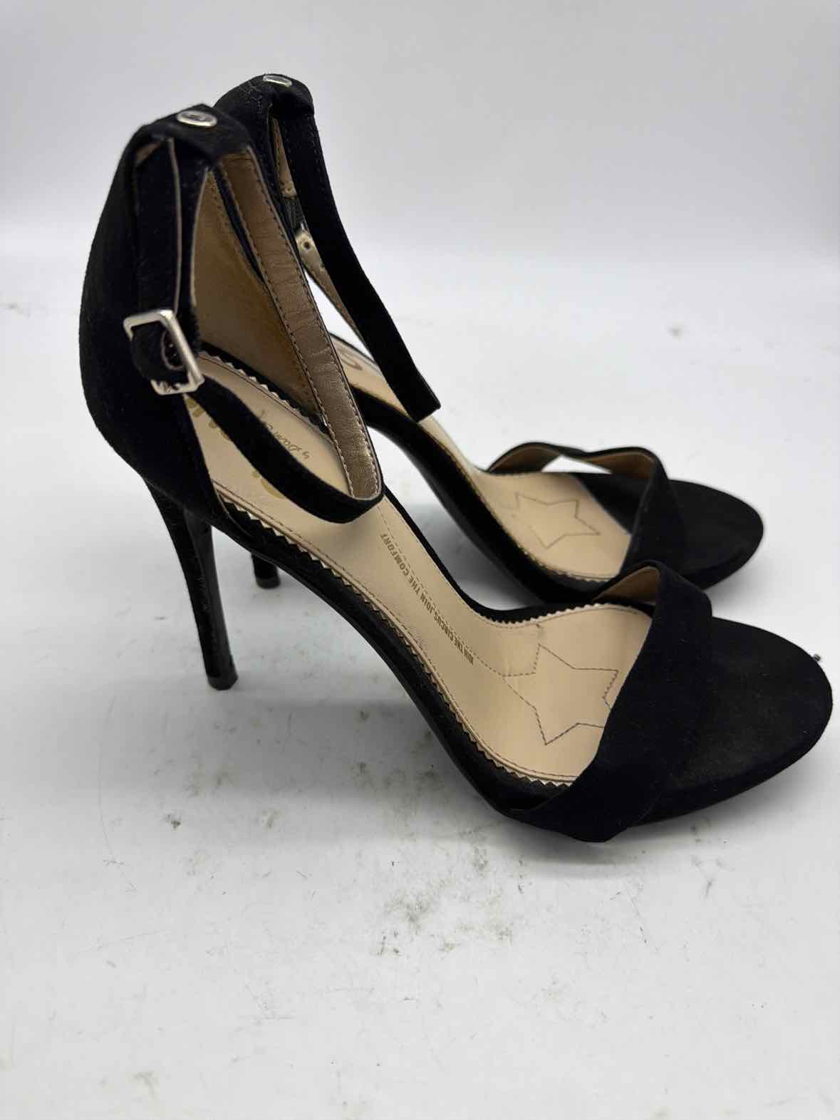 Pre-Owned Circus NY Black Size 8 Ankle Strap Heels | True Fashionistas.