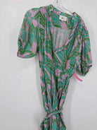 Pre-Owned Soler Green Size S/M Long Short Sleeve Dress | True Fashionistas.