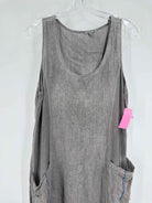 Pre-Owned Vasna Grey Size Large Long Sleeveless Dress | True Fashionistas.