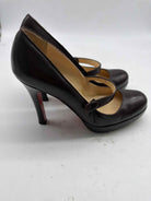 Pre-Owned Christian Louboutin Black Size 7.5 Mary Jane Heels | True Fashionistas.