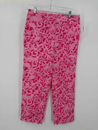 Pre-Owned Lilly Pulitzer Pink Size 6 Vintage Printed Pants | True Fashionistas.