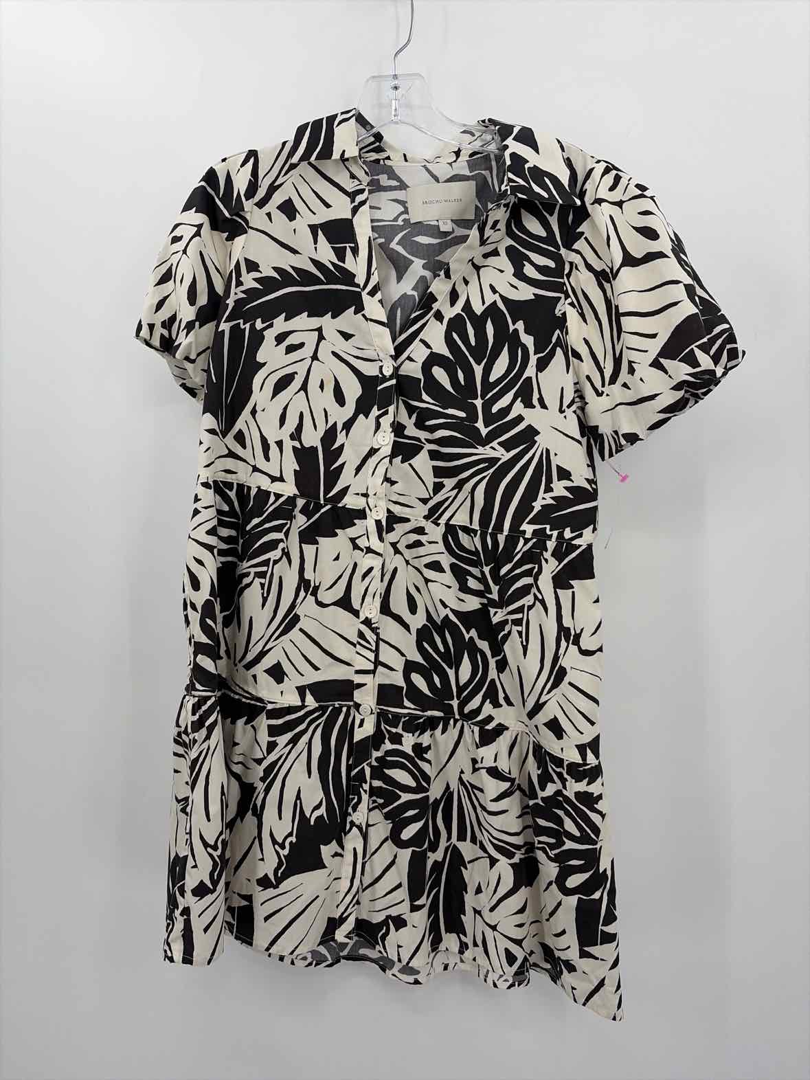 Pre-Owned Brochu Walker Ivory Size XS Knee Length Short Sleeve Dress | True Fashionistas.