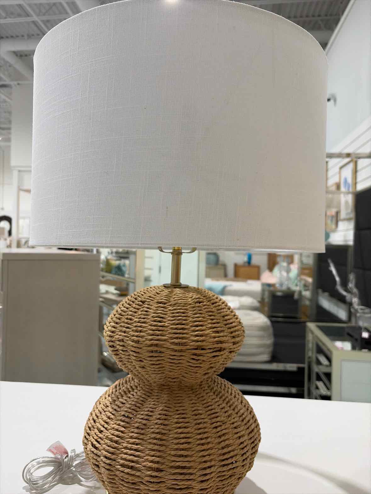 Natural Rattan Table Lamp | True Fashionistas.