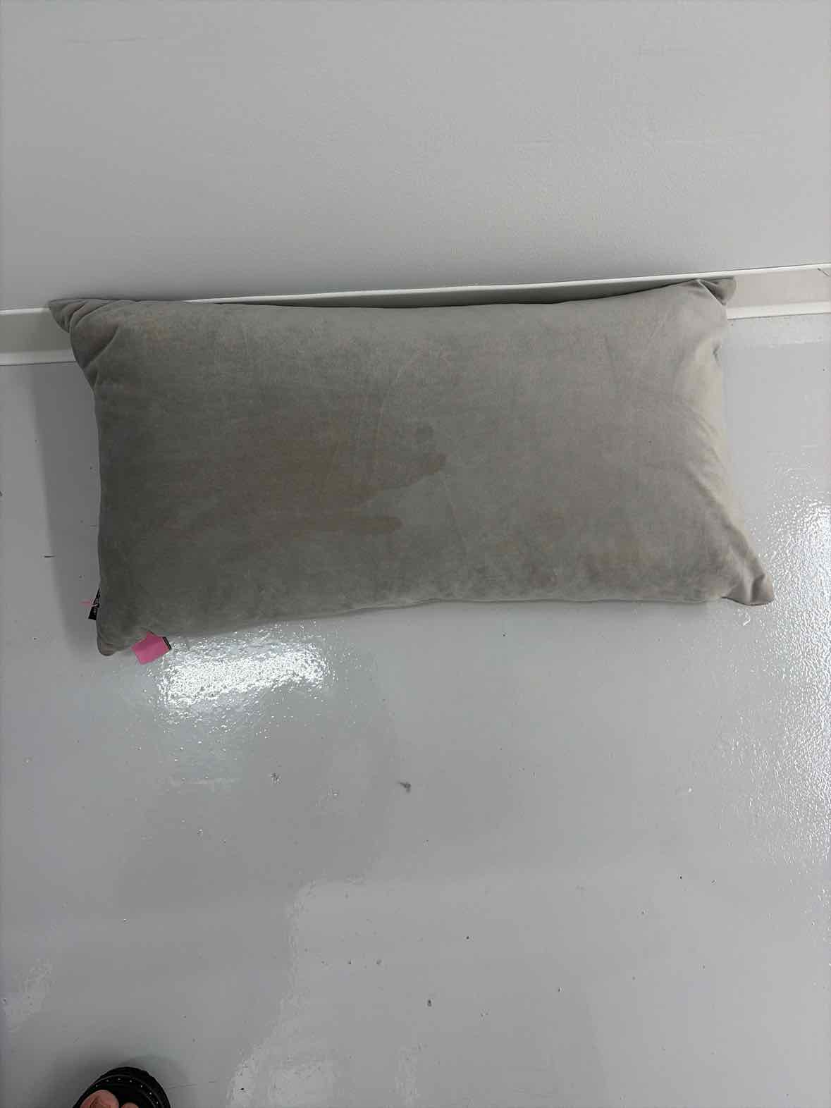 Dwell Studio Grey Fabric Pillow | True Fashionistas.