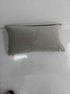 Dwell Studio Grey Fabric Pillow | True Fashionistas.