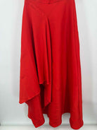 Pre-Owned Badgley Mischka Red Size 4 Cocktail Midi Evening Gown | True Fashionistas.