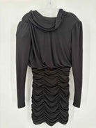 Pre-Owned Cinq a Sept Black Size 6 Short Long Sleeve Dress | True Fashionistas.