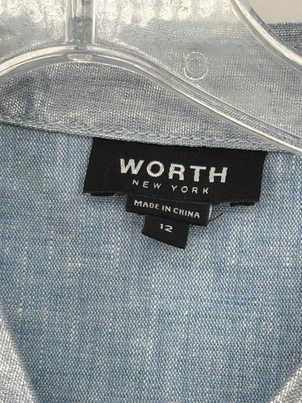Pre-Owned Worth Blue Size 12 Tank Top | True Fashionistas.