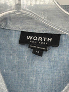 Pre-Owned Worth Blue Size 12 Tank Top | True Fashionistas.