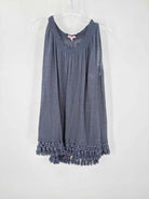 Pre-Owned Calypso Navy Size Medium Short Sleeveless Dress | True Fashionistas.
