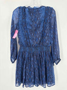 Pre-Owned Banana Republic Blue Size XXS Short Long Sleeve Dress | True Fashionistas.