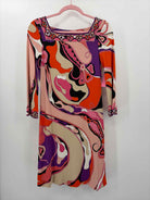 Emilio Pucci Pink Size 4 Knee Length Long Sleeve Dress | True Fashionistas.