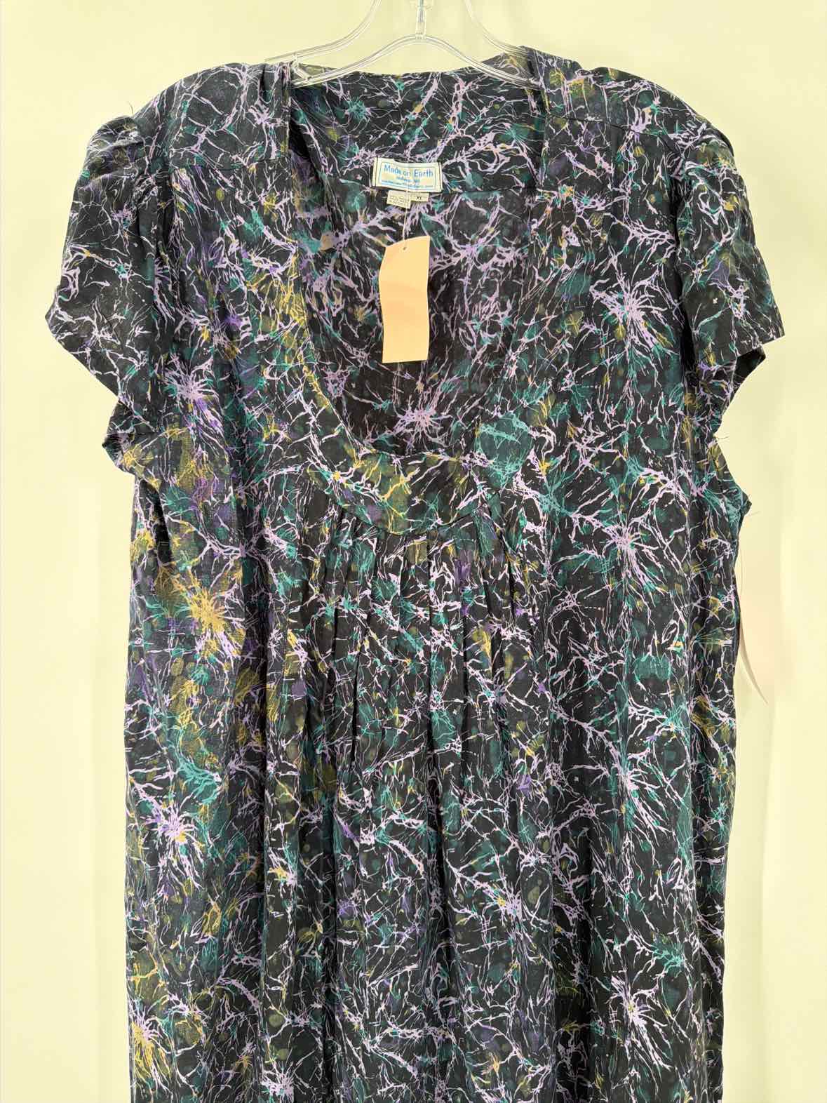 Pre-Owned Made On Earth Black Size XL Race Neverfull Long Long Sleeve Dress | True Fashionistas.