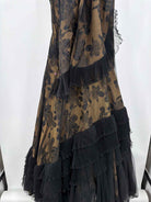 Pre-Owned Jovani Black Size 14 Lace Goddess Long Evening Gown | True Fashionistas.