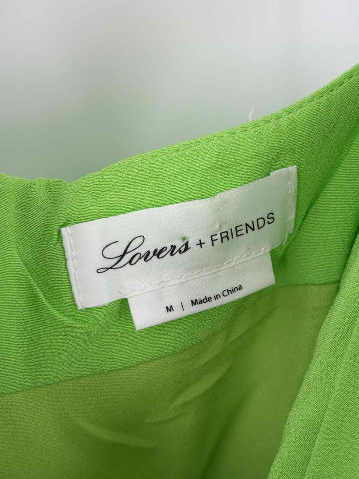 Pre-Owned Lovers + Friends Green Size Medium Midi Sleeveless Dress | True Fashionistas.