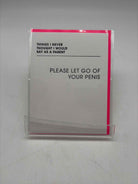 Please Let Go Parent Greeting Card | True Fashionistas.